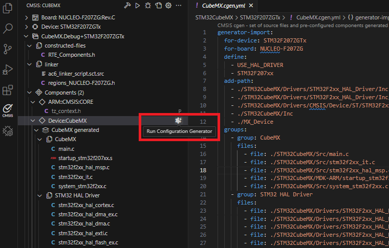 VS Code - CubeMX Integration