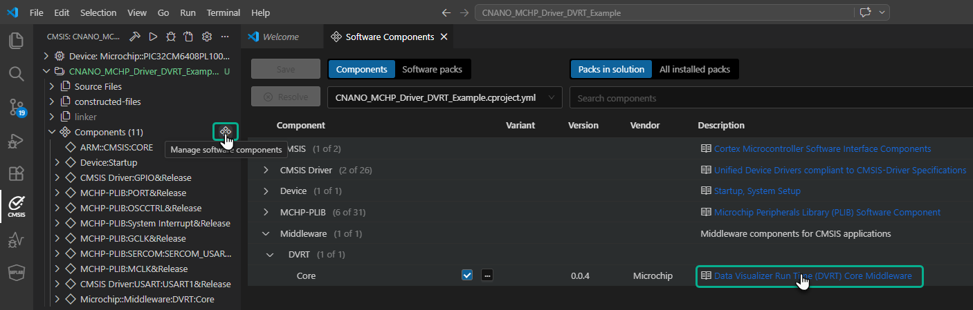 Opening the DVRT API Reference